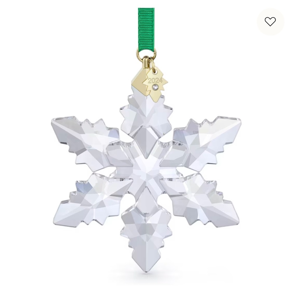 Swarovski Crystal 2024 Annual Snowflake Christmas Ornament